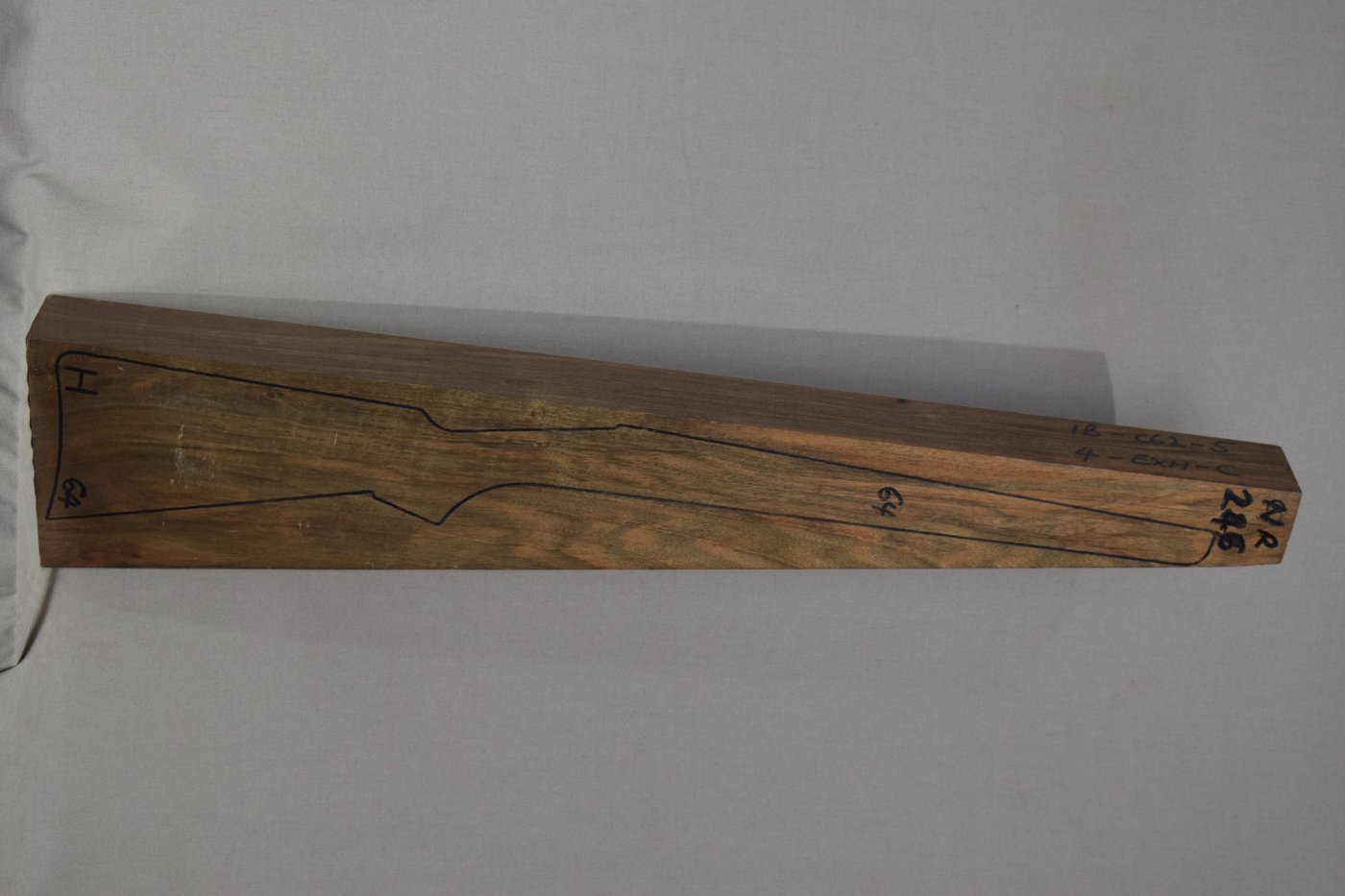Right side of NR 246 stockwood blank