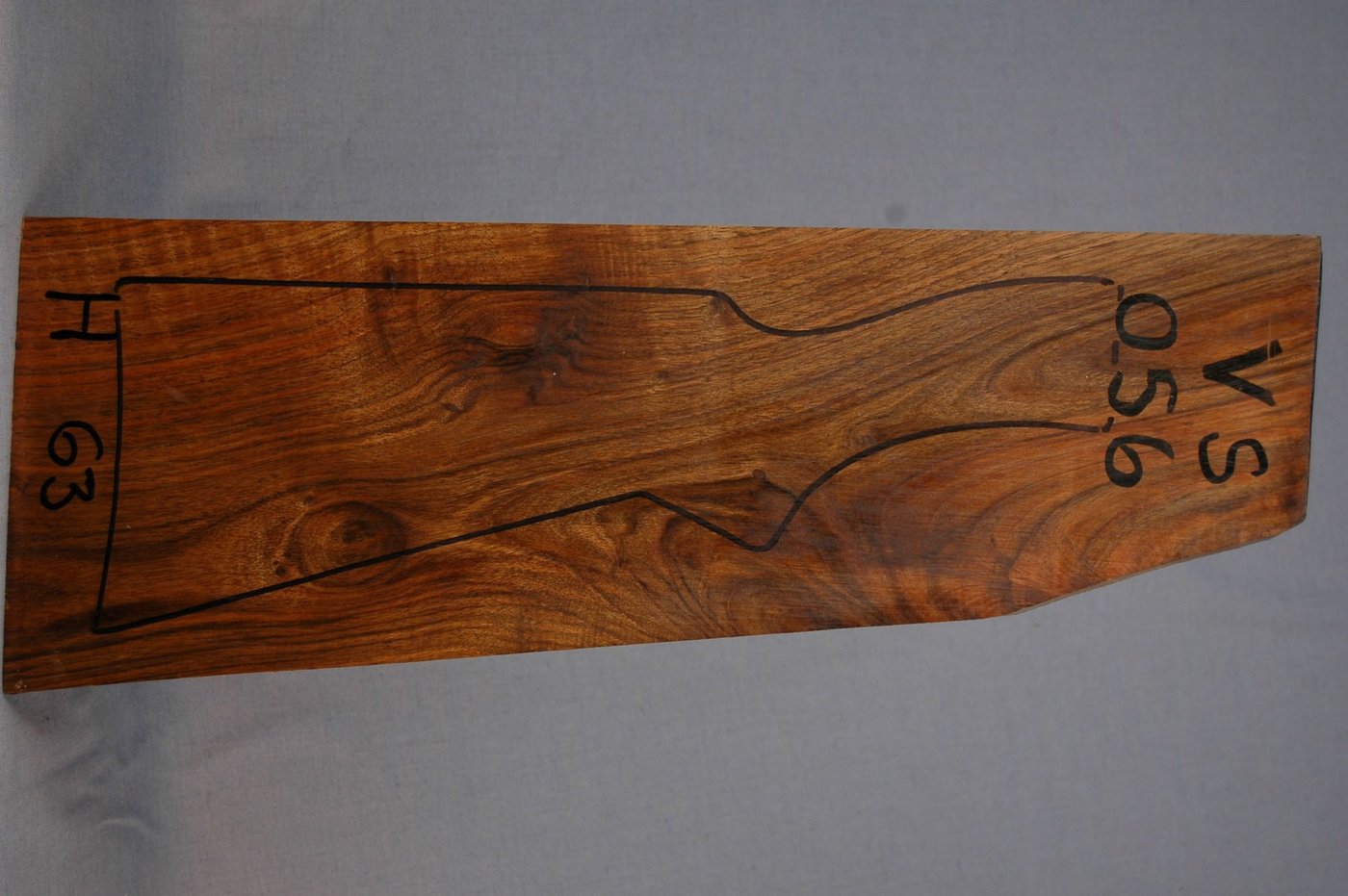 Right side of VS 056 stockwood blank