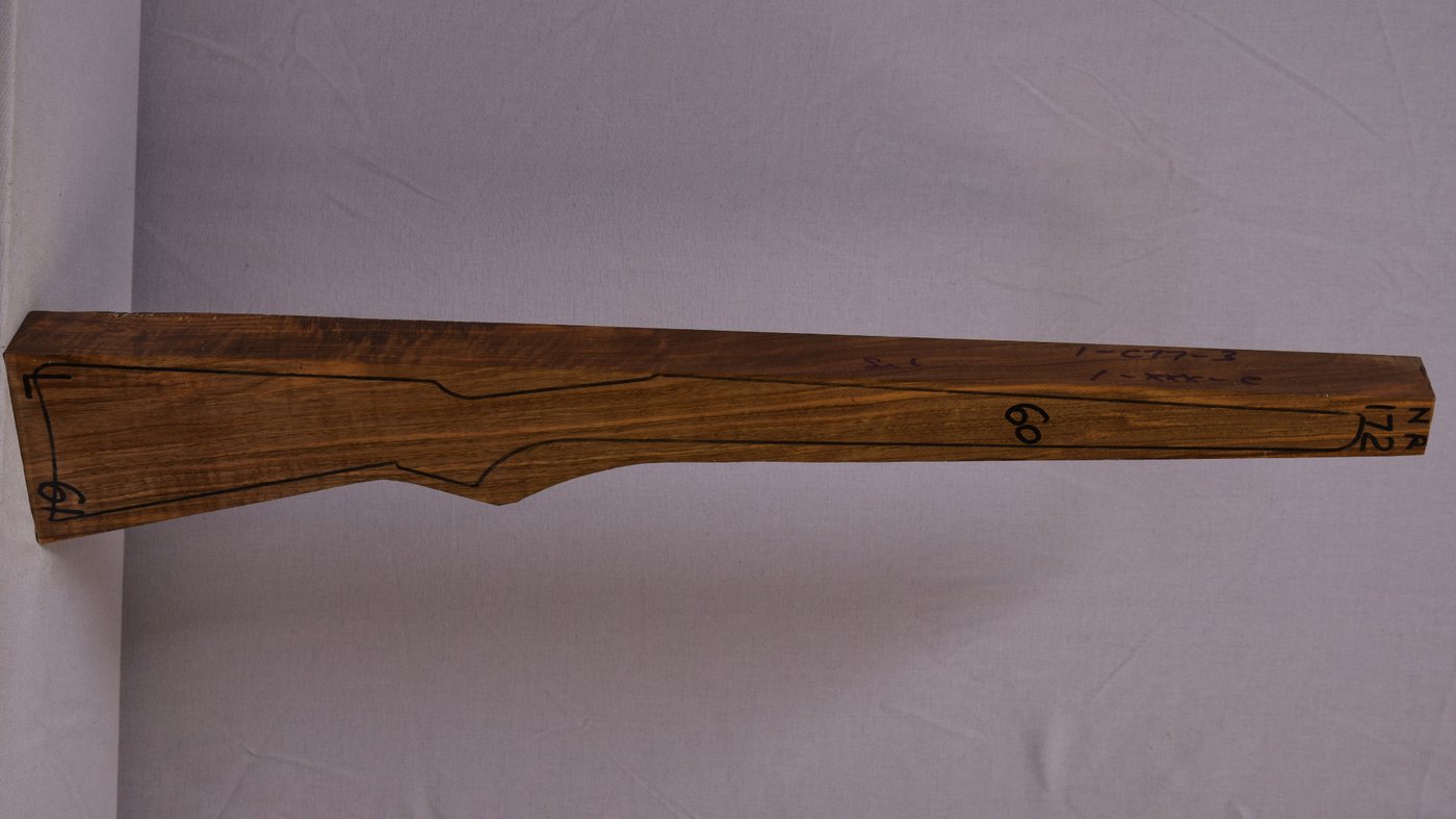 Right side of NR 172 stockwood blank