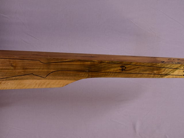 Right side of VR097 stockwood blank