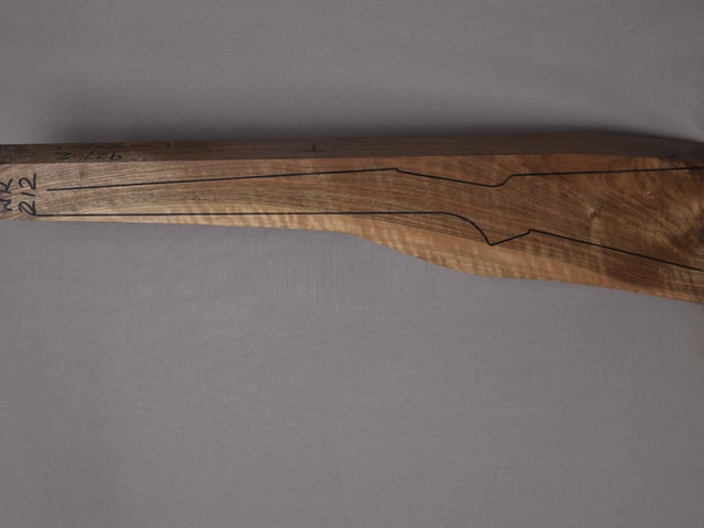 Left side of NR 212 stockwood blank