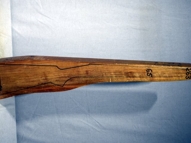 Right side of TR263 stockwood blank