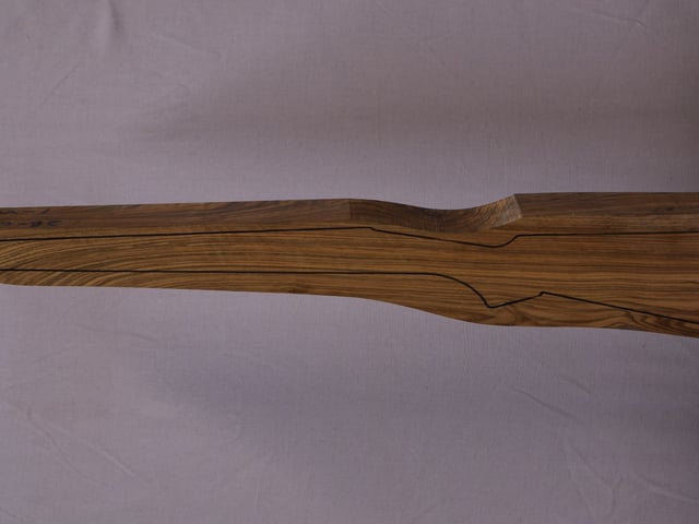 Left side of NR 127 stockwood blank