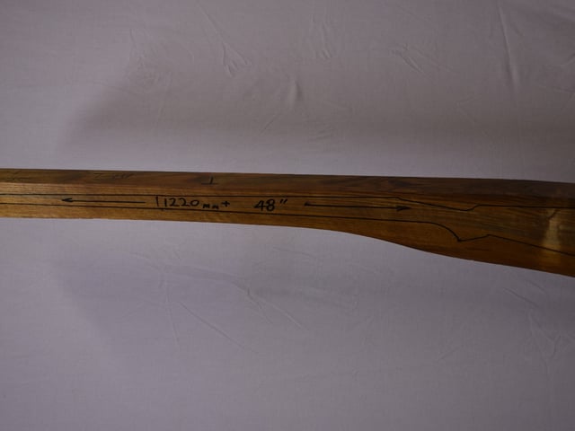 Left side of NM 005 Target stockwood blank