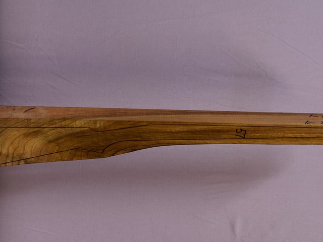 Right side of TR 130 stockwood blank