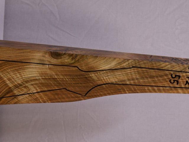 Right side of TD 042 stockwood blank