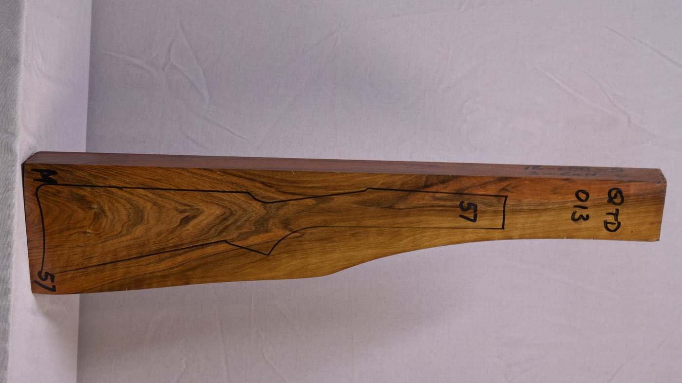 Right side of QTD 013 stockwood blank