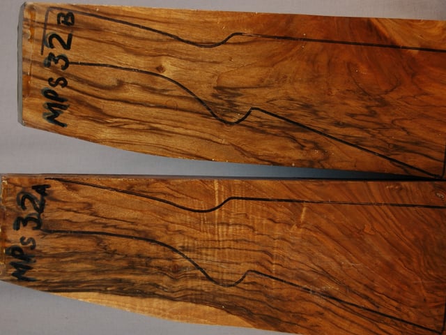 Left side of MPS 32A & 32B stockwood blank