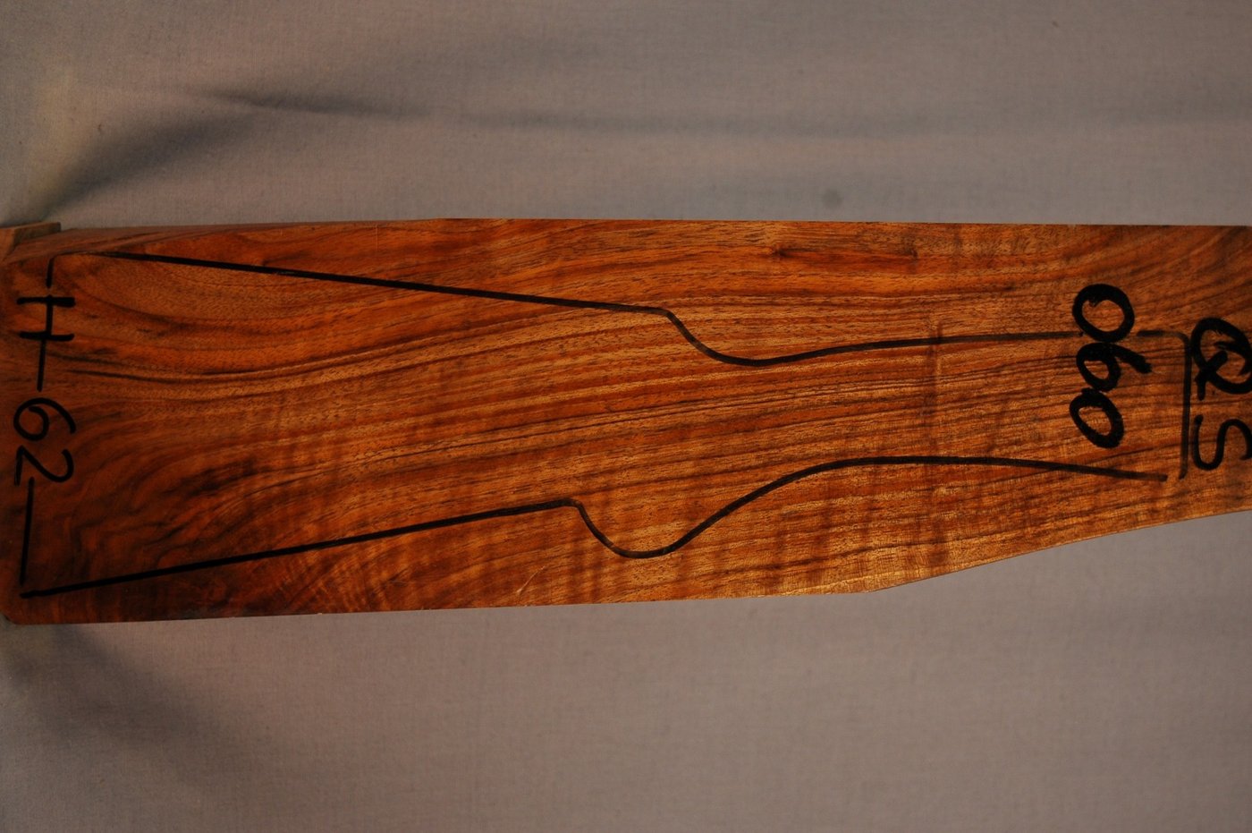 Right side of QS 060 stockwood blank