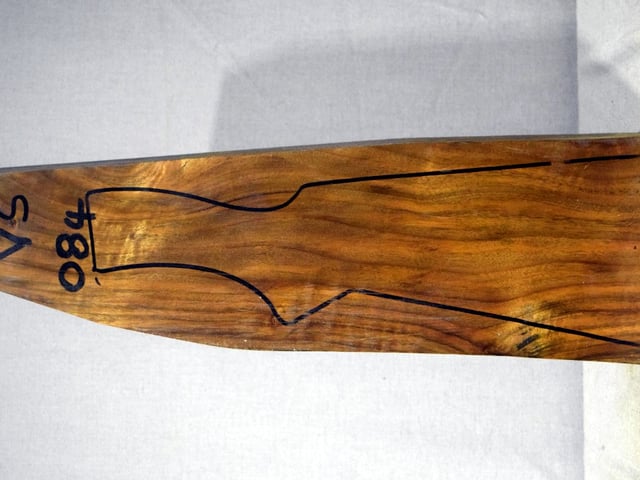 Left side of VS 084 stockwood blank