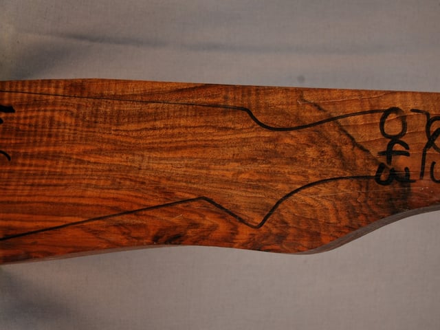Right side of QS 043 stockwood blank