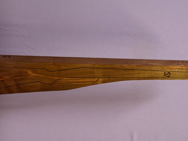 Right side of VR047 stockwood blank