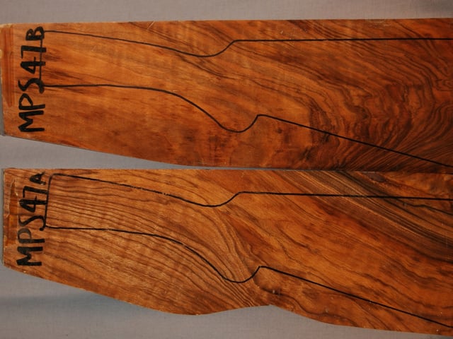 Left side of MPS 47A & 47B stockwood blank