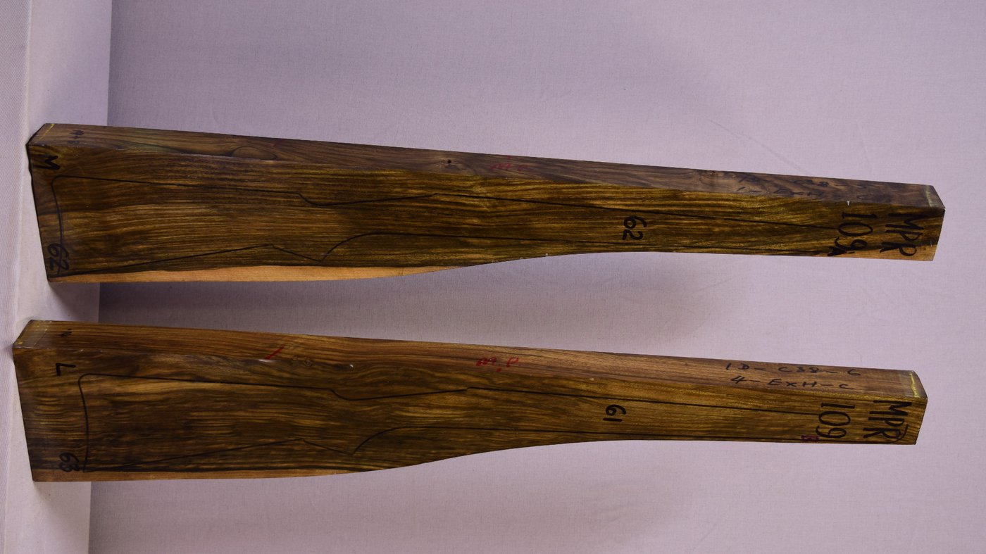 Right side of MPR 109A & 109B stockwood blank