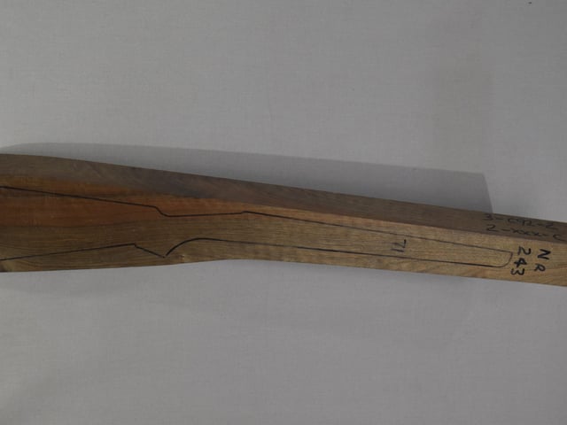Right side of NR 243 stockwood blank