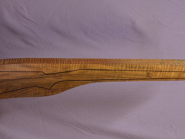 Right side of TR 204 stockwood blank