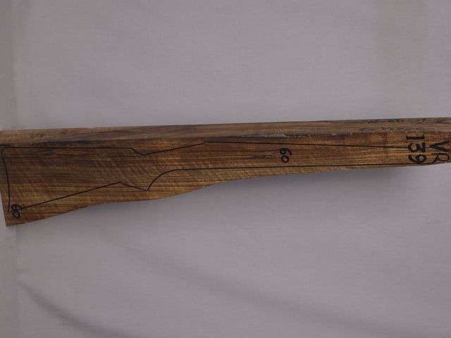 Right side of VR 139 stockwood blank