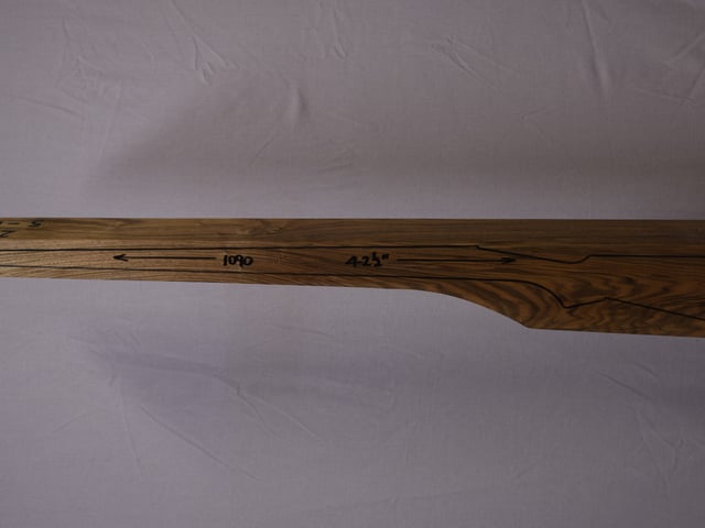 Left side of EXHM 35 stockwood blank