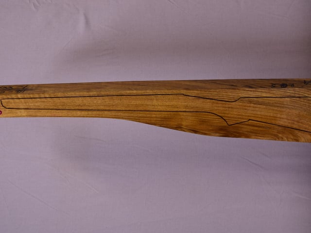 Left side of NR033 stockwood blank