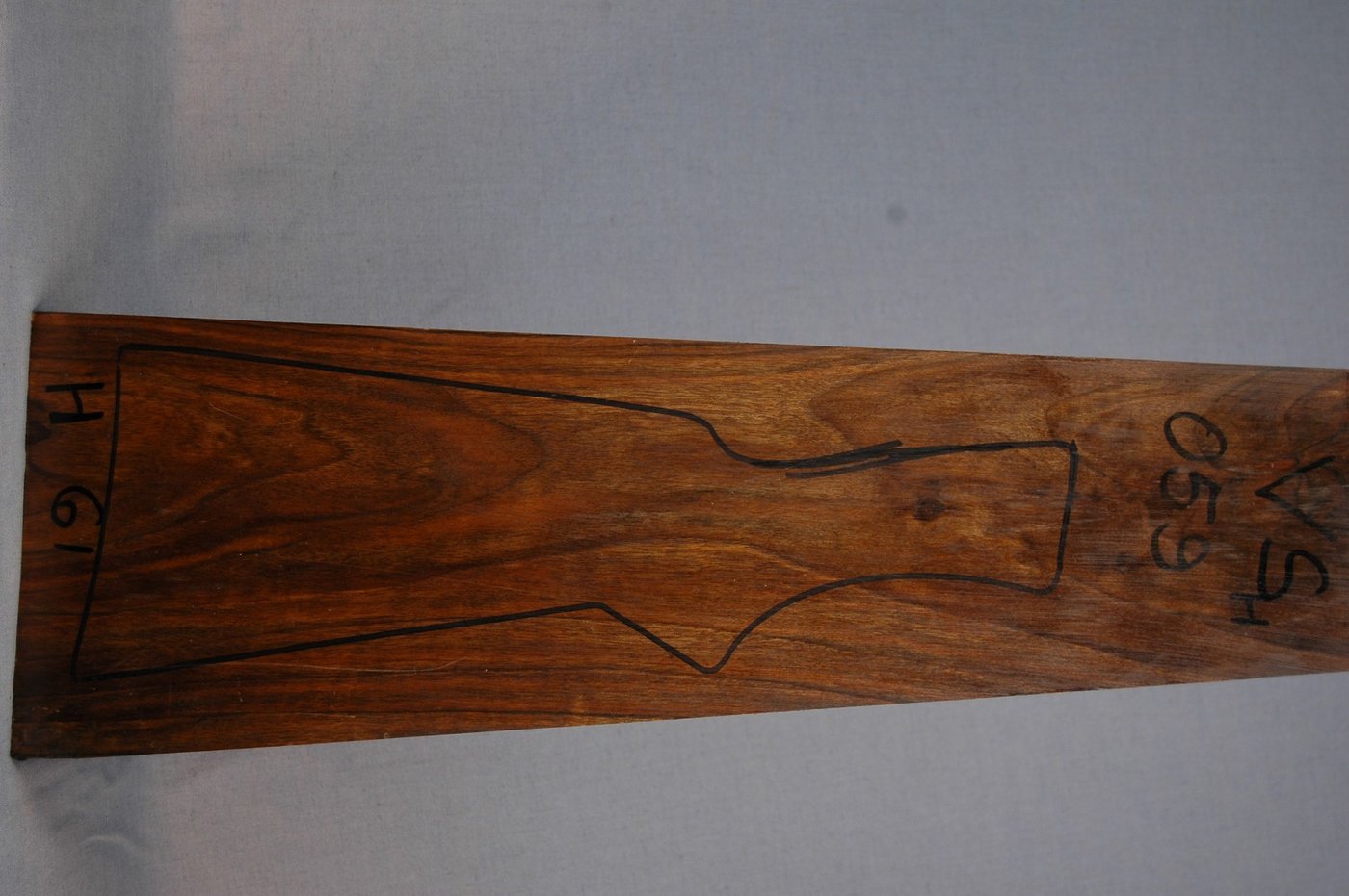 Right side of VS 059 stockwood blank