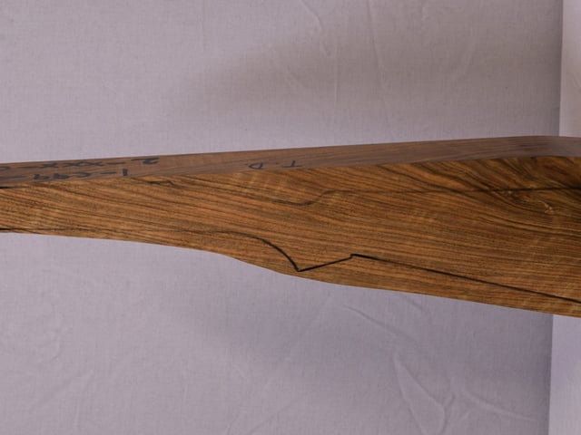 Left side of QTD 030 stockwood blank