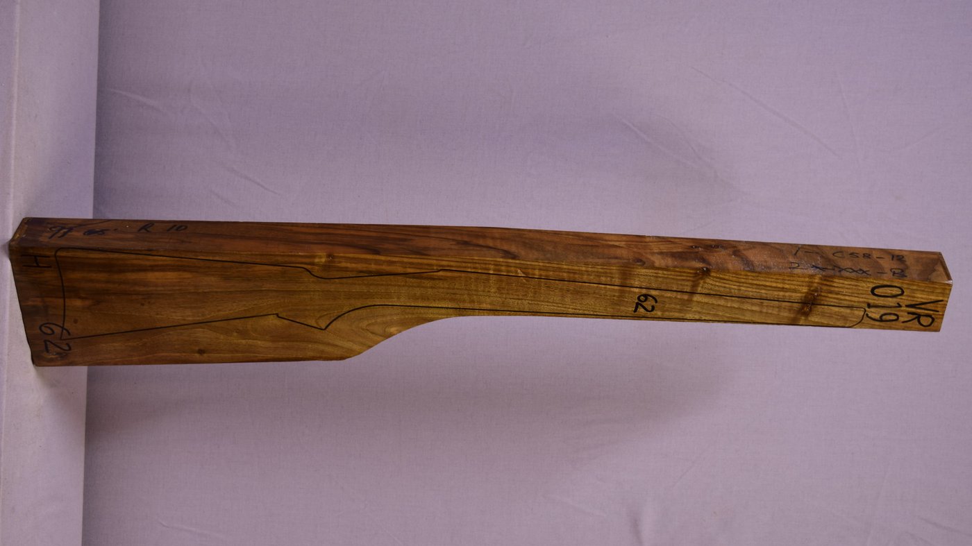 Right side of VR019 stockwood blank