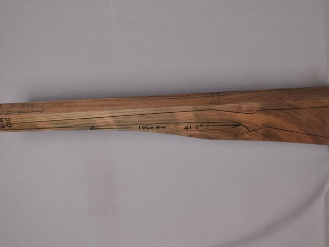 Left side of NM 010 stockwood blank