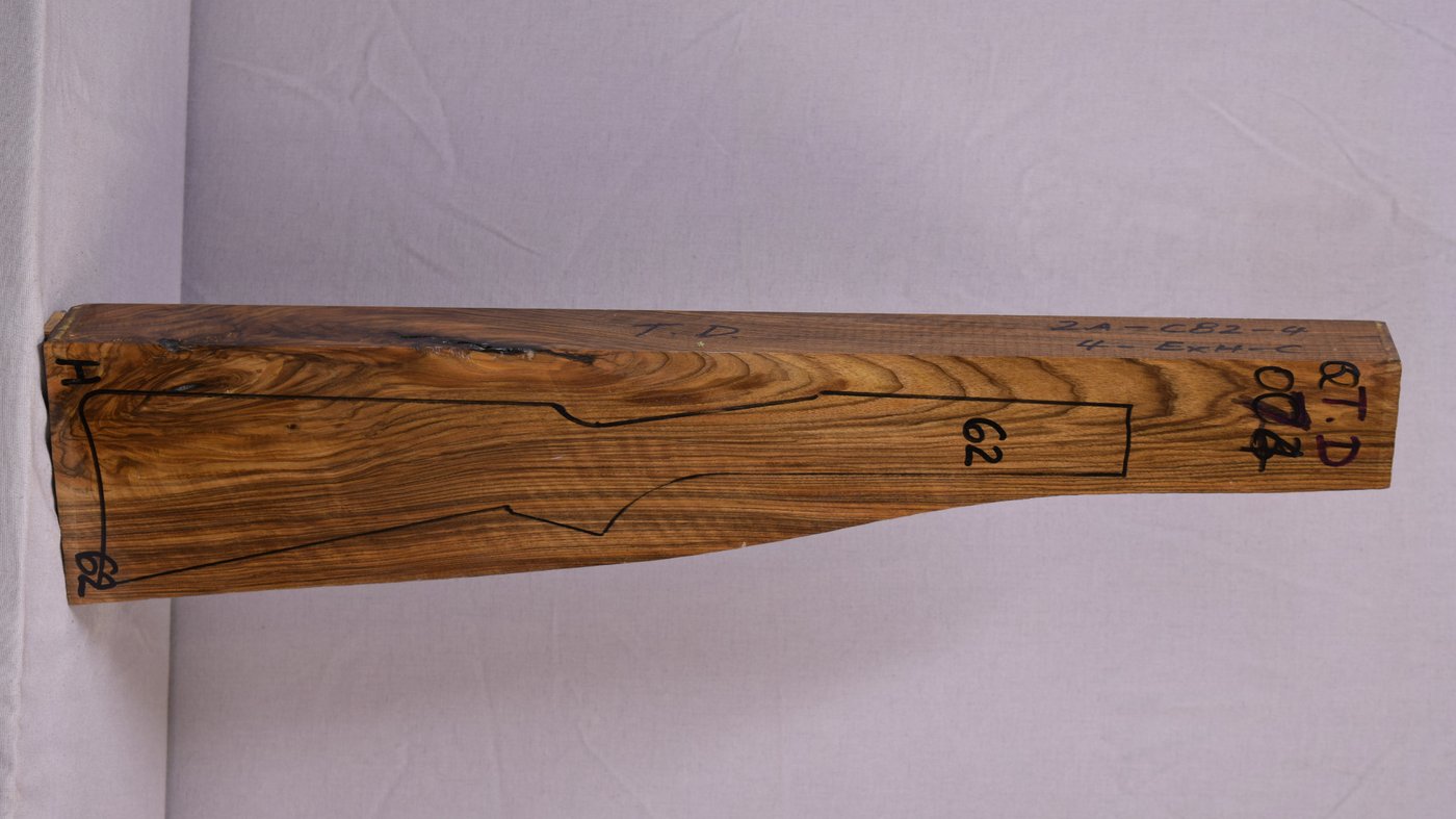 Right side of QTD 004 stockwood blank
