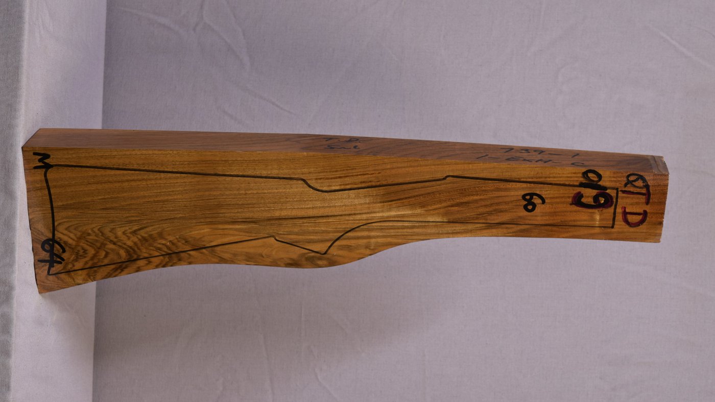 Right side of QTD 019 stockwood blank