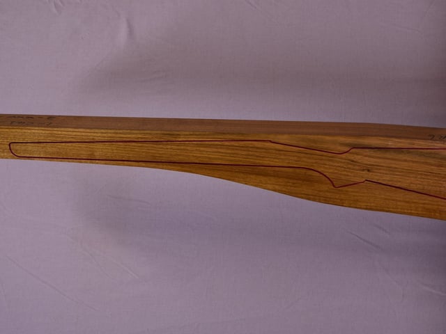 Left side of VR029 stockwood blank