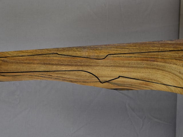 Left side of TTD 010 stockwood blank