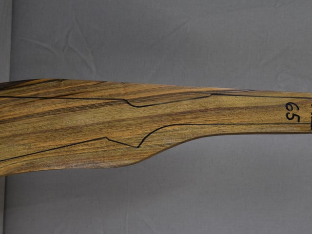 Right side of TTD 012 stockwood blank
