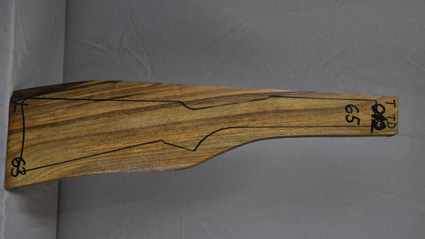 Right side of TTD 012 stockwood blank