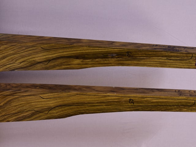 Right side of MPR 92A & 92B stockwood blank