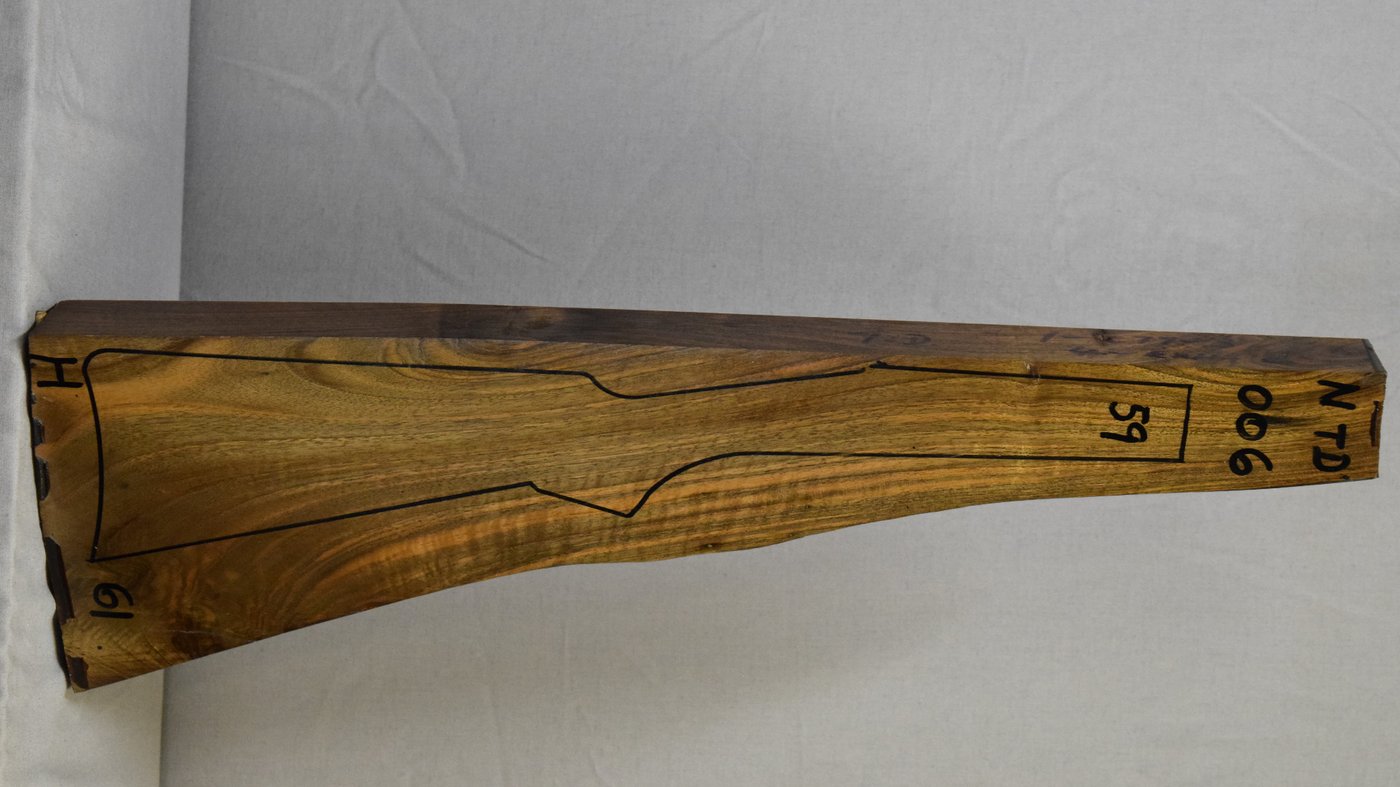 Right side of NTD 006 stockwood blank