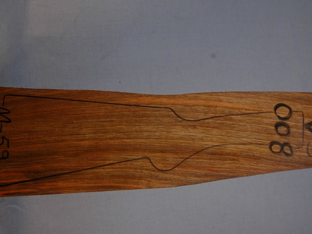 Right side of VS 008 stockwood blank