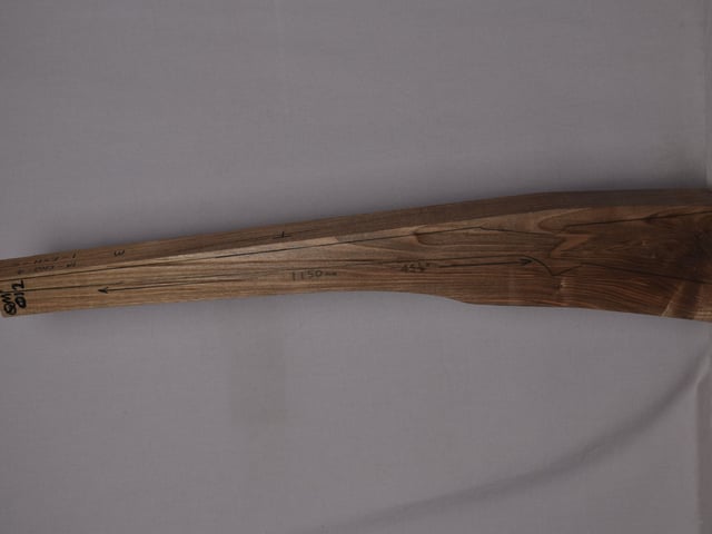 Left side of QM 012 stockwood blank