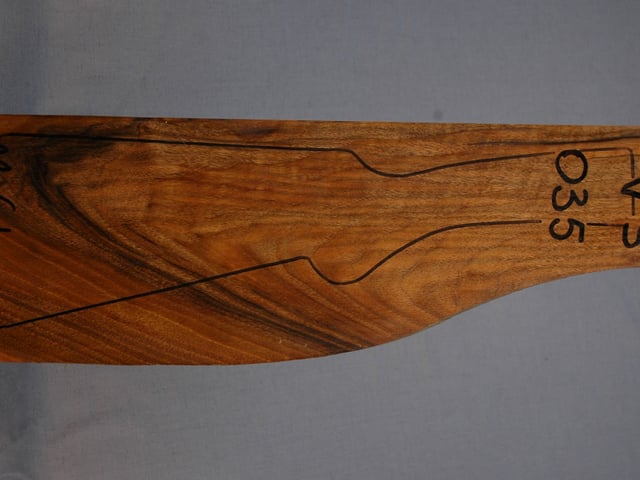 Right side of VS 035 stockwood blank