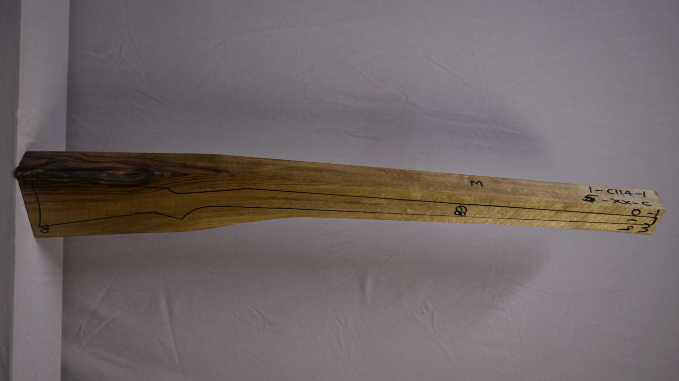 Right side of TM 019 stockwood blank