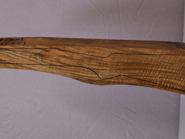 Left side of TD 016 stockwood blank