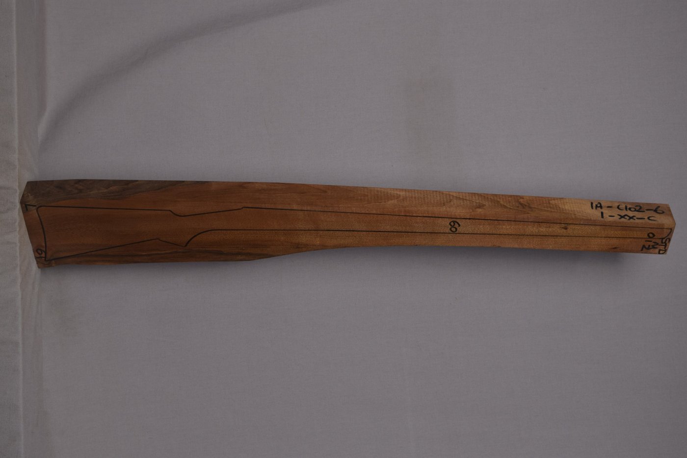 Right side of STDM 012 stockwood blank