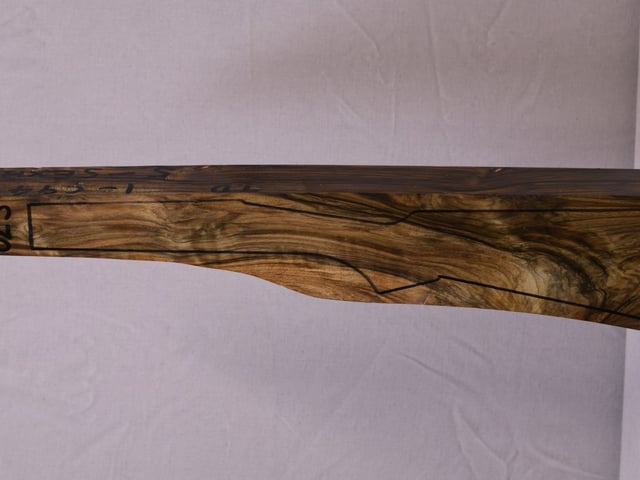Left side of TD 023 stockwood blank