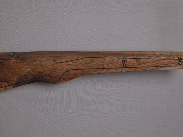 Right side of TR 307 stockwood blank