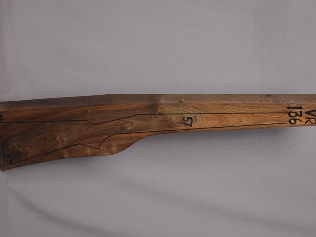 Right side of VR 136 stockwood blank