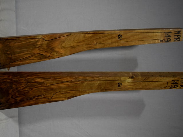 Right side of 149A & 149B stockwood blank