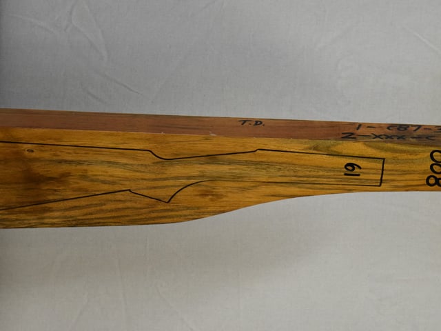 Right side of NTD 008 stockwood blank