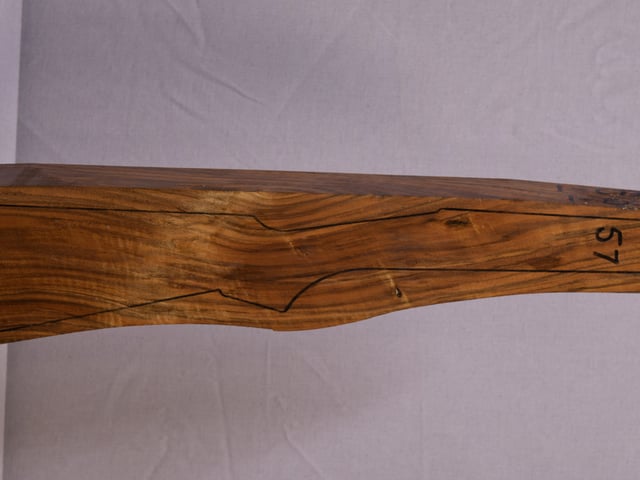 Right side of TD 016 stockwood blank