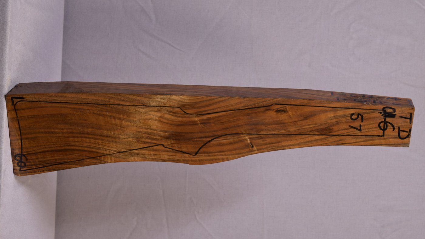 Right side of TD 016 stockwood blank