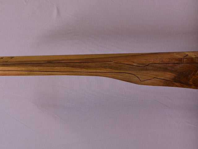 Left side of TR 130 stockwood blank