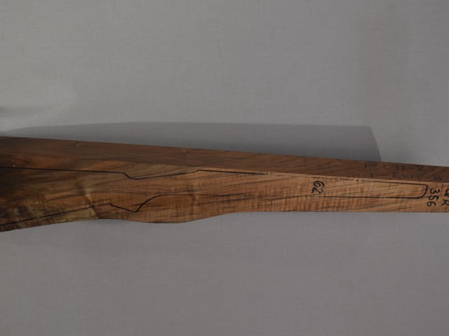 Right side of QR 356 stockwood blank